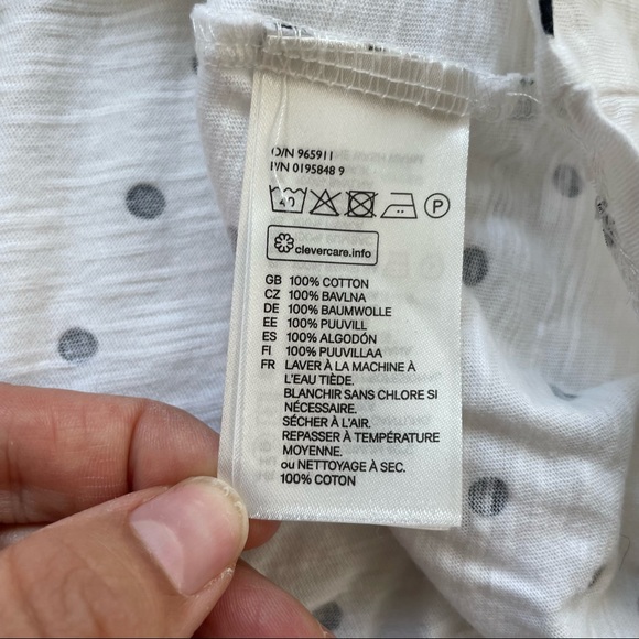 BNWOT Adorable H&M Polka Dot Tee - Picture 5 of 8